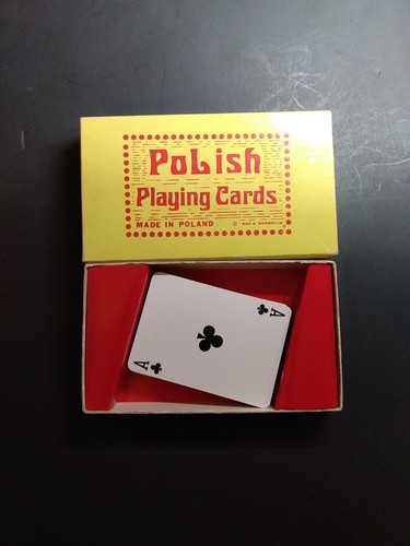 Novedad de tarjeta de juego esmaltada de 2 caras hecha en Polonia - Imagen 4 de 6