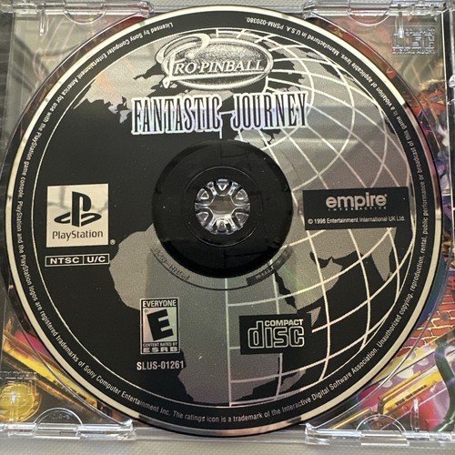 PS1 PlayStation Pro Pinball Video Game Fantastic Journey Empire 1999 - Picture 8 of 15