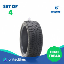 Set Of 4 Used 21545r17 Bridgestone Blizzak Ws90 Studless 91t - 8-1032 Set Of 4 Used 21545r17 Bridgestone Blizzak Ws90 Studless 91t - 8-1032