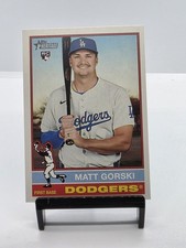 2025 Topps Heritage High Number Matt Gorski Rookie Los Angeles Dodgers #555