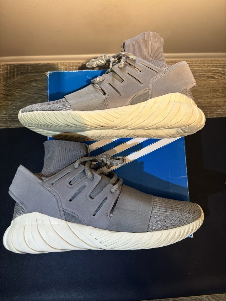 adidas Tubular Doom PK Men's Sneakers Size 10.5 White S74920 - Image 3 of 4