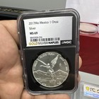 2017/Mo Mexico 1 Onza Libertad Silver Coin NGC MS69 KM#614 .999 — photo 2