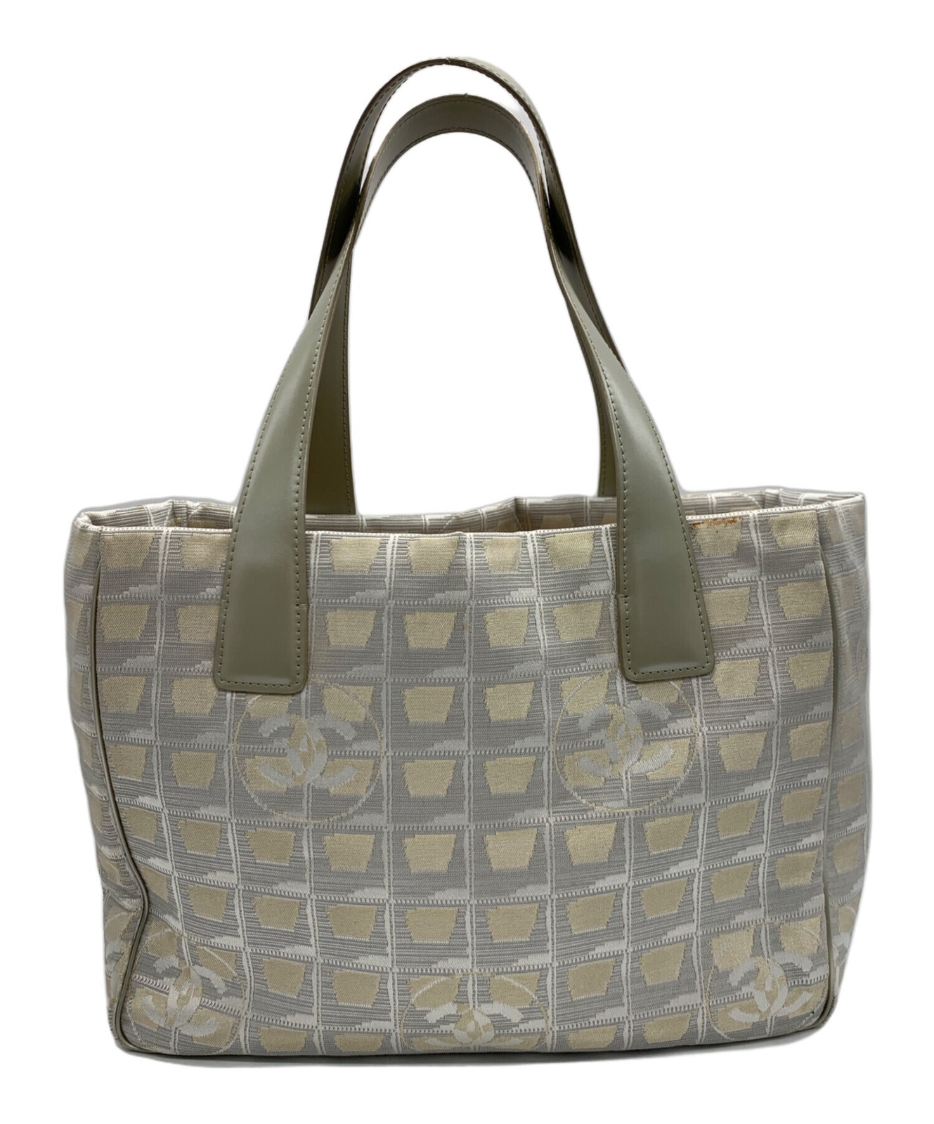 CHANEL New Travel Line Tote Bag, Gray