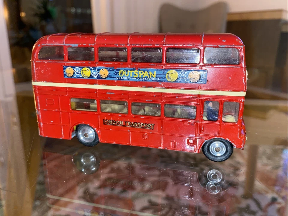 Vintage - Corgi Toys - Doppeldecker Bus - London Transport - Routemaster - Rot - Bild 4 von 4