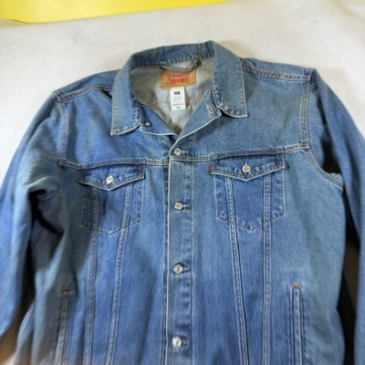 Levis Mens 70507-0389 Standard Trucker Denim Jacket Medium Wash XXL