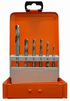 Projahn Sortiment Spiralbohrer HSS-G Mit 6-Kant-Aufnahme 6-Tlg. 3-4-5-6-8-10 Mm