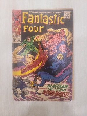 Marvel Comics Fantastic Four #63 1967. 1-49.