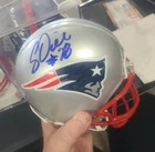 Corey Dillon Signed New England Patriots Mini Helmet TRISTAR Authentic NFL