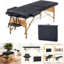 Portable Massage Table 24 Inch Wide Adjustable Height Spa Bed Non-Woven Bag