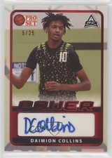 2021-22 Leaf Pro Set Power Base Red Spectrum Foil /25 Daimion Collins Auto 0zu6