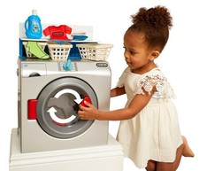 Washer Dryer Pretend Play Appliance Interactive Toy Washing Machine Realistic
