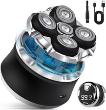5D Head Shaver for Bald Men, IPX7 Waterproof Electric with LED...
