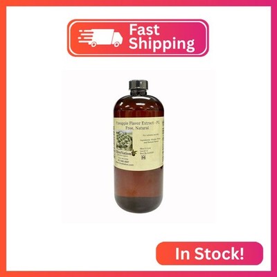 OliveNation Pineapple Extract from Natural Flavors, Tropical Aroma & Taste for B