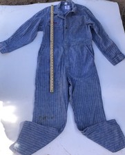 Vintage LEE Coveralls  Blue Pinstripe Measurement 38 in. x 60 1/2 in. (No Tag)