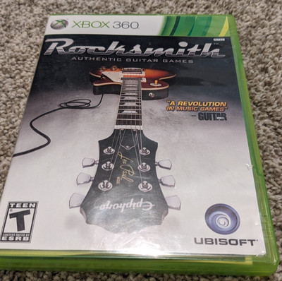 Rocksmith (Microsoft Xbox 360, 2011) - Game Only - Good Condition
