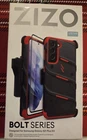 ZIZO BOLT Bundle - Samsung S21 Plus - Case with Belt Clip - Black/Red