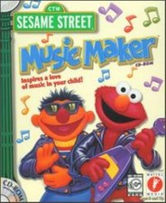 Sesame Street Music Maker PC CD learn tempo pitch instrument sounds musical game