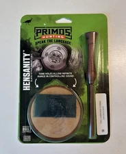 PRIMOS HENSANITY Hunting Tone Control Turkey Pot Call W/ Frictionite - NIB