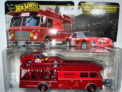 Hot Wheels Premium Team Transport FERRARI 250 GTO & FIAT 642 RN2