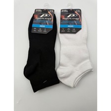 Pro Player performance, no show socks with arch support shoe sizes 6-12 4 pack