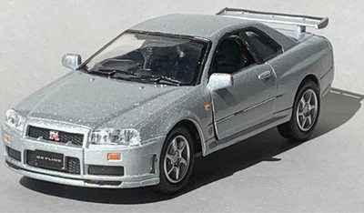 Kinsmart Nissan Skyline GTR R34 1/36 Mini Car Custom Modified