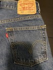 Levis 505 Jeans Mens 30x30 Blue Denim Straight Leg Medium Wash Classic Style — photo 2
