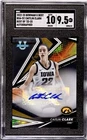 🔥CAITLIN CLARK ~ 2022-23 Bowman University Rookie AUTO🔥SGC 10/9.5