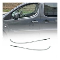Fensterleisten Zierleisten FüR Peugeot Partner Citroen Berlingo 2008-2018 Chrom