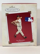 2003 Ted Williams Hallmark Keepsake Ornament MLB Boston Red Sox