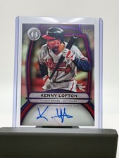 Kenny Lofton 2025 Topps Tribute On-Card Auto Purple Parallel /50
