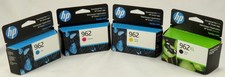 Genuine HP 962 Cyan Magenta Yellow  962XL Black Ink Cartridge Set -exp 2024, 25