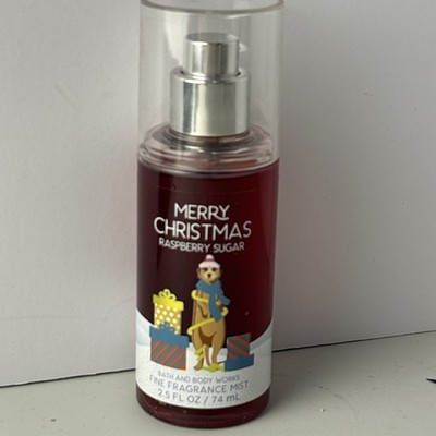 BATH & BODY WORKS MERRY CHRISTMAS RASPBERRY SUGAR FINE FRAGRANCE MIST 2.5 OZ NEW