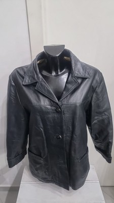 Damen Lederjacke Mantel Frye Boots Schwarz Größe XS Art. AN113