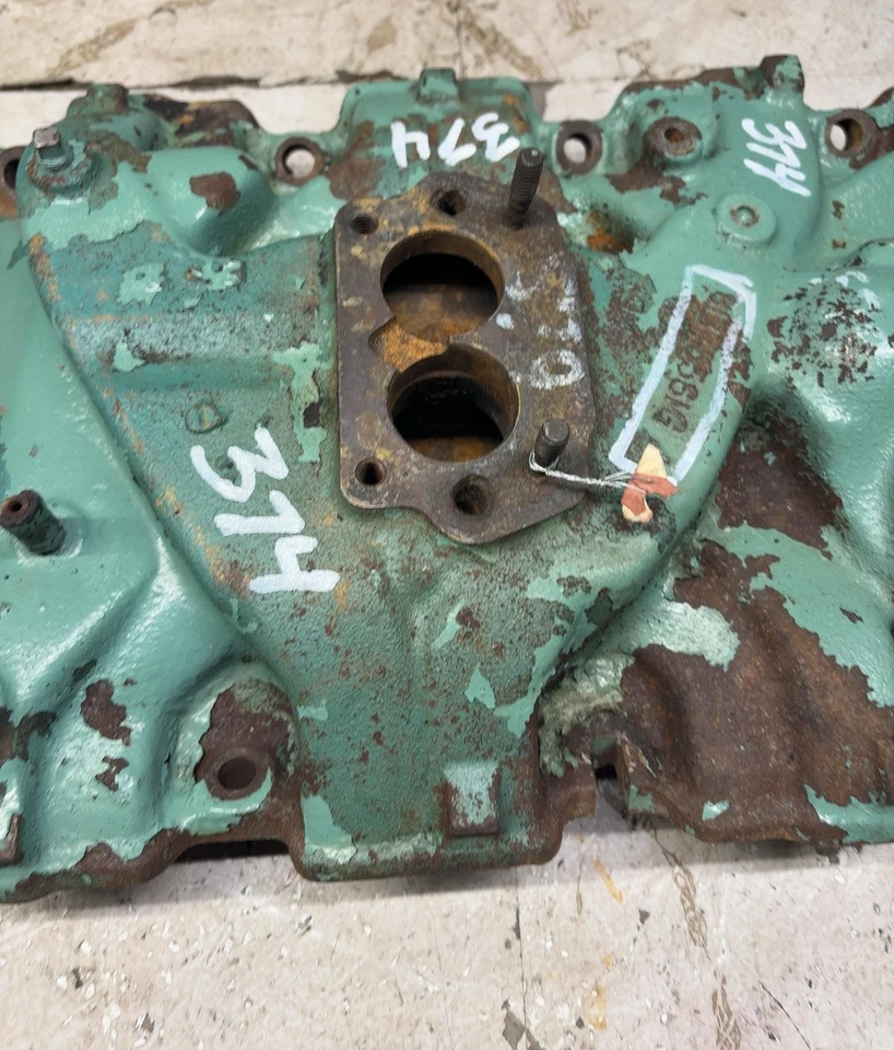 1965 BUICK SPECIAL BUICK LESABRE 300 V-8 2 Barrel Upper Intake Manifold Assembly Foto 2 de 4