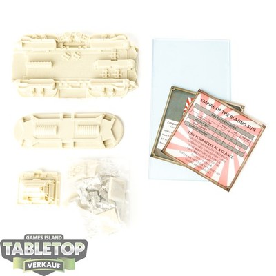 Sonstige - Dystopian Wars - Kagoshima Class Mobile Airfield - im Gussrahmen
