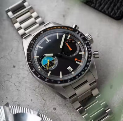 #ad Men’s Space Chronometer Watch Apollo Flight Aviation Moon Quartz Movement Silver $100.00