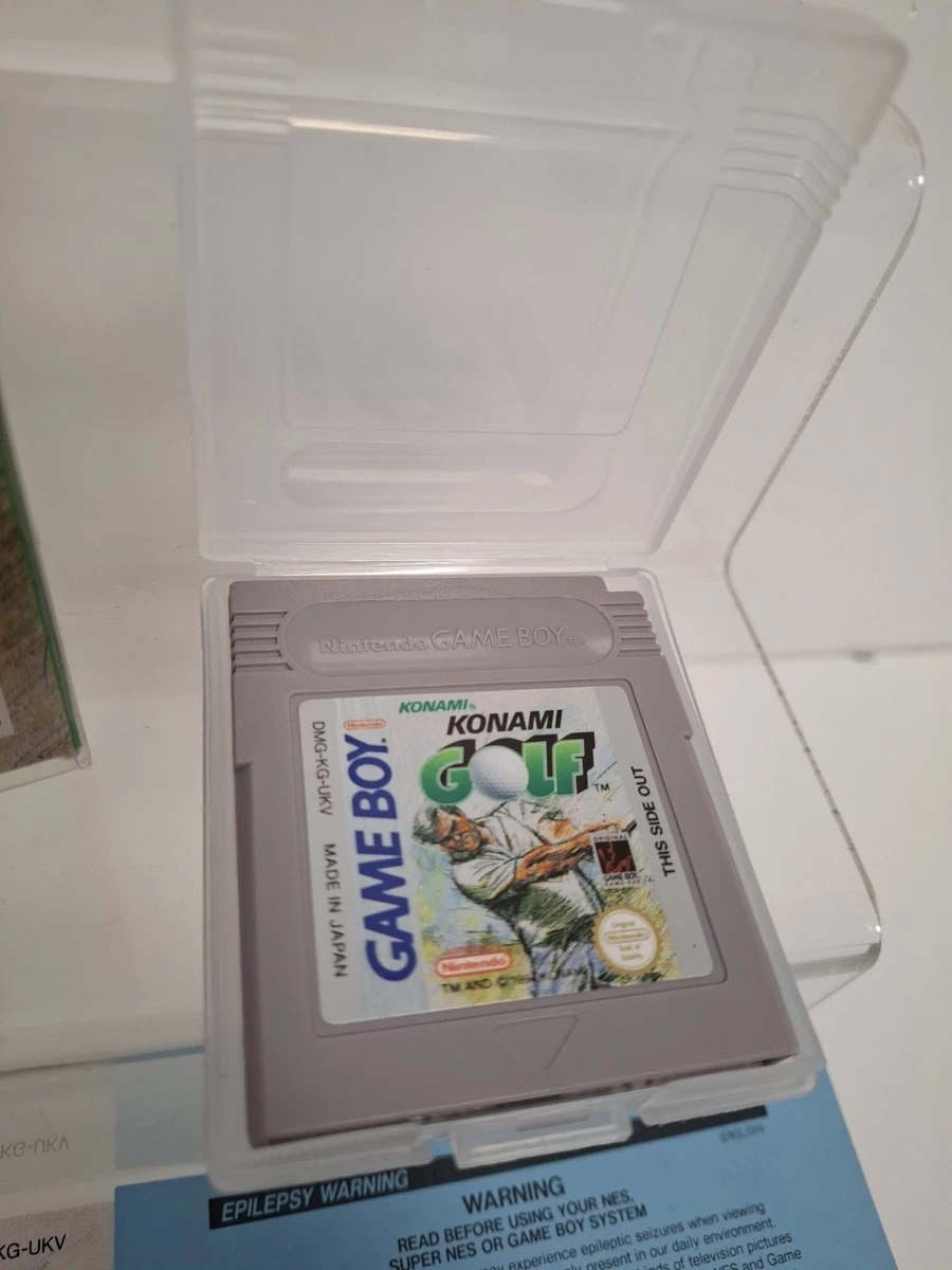 JUEGO KONAMI GOLF NINTENDO GAME BOY CON MANUAL + PROTECTOR EN MUY BUENA CONDICIÓN