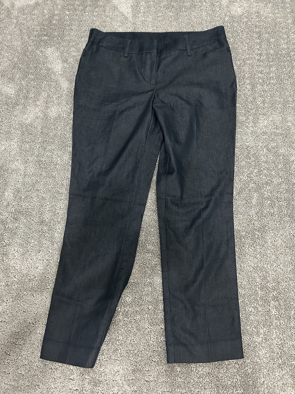WORTHINGTON WOMEN'S MODERN FIT NAVY BLUE  STRAIGHT LEG DRESS PANTS Size 2P.  B36