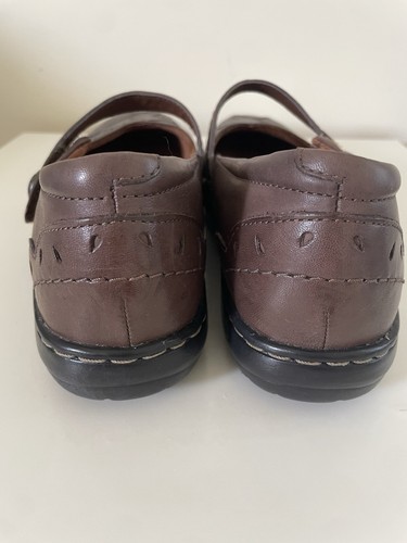 Zapatos cómodos planos Mary Jane de cuero marrón Cobb Hill para mujer talla 8,5 - Imagen 6 de 8