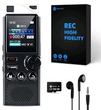 264GB High Capacity Digital Voice Recorder - WUCOTC Voice Activated Recorder