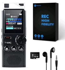 264GB High Capacity Digital Voice Recorder - WUCOTC Voice Activated Recorder