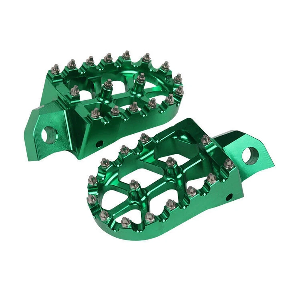 Dirt Bike Footrest Foot Pegs For Kawasaki KX125 KX250 1988-1996 KX500 1988-2004 Foto 4 de 4