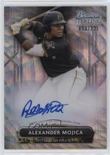 2022 Bowman Sterling Prospect Wave Refractor 3/125 Alexander Mojica Auto 5j8