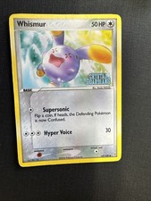Pokemon Card - Whismur Crystal Guardians 69/100 MP Reverse Holo Stamped * on eBay