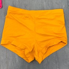 Balera Yellow Dance Shorts Size Large Adult