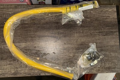 Dormont Watts 44-S0376-48 EasyFlex Gas Hose 3/4 x 48'' Kit w/ Elbow & Cable