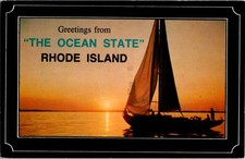 State Of Rhode Island RI : BOAT SCENE j/10 BE5023