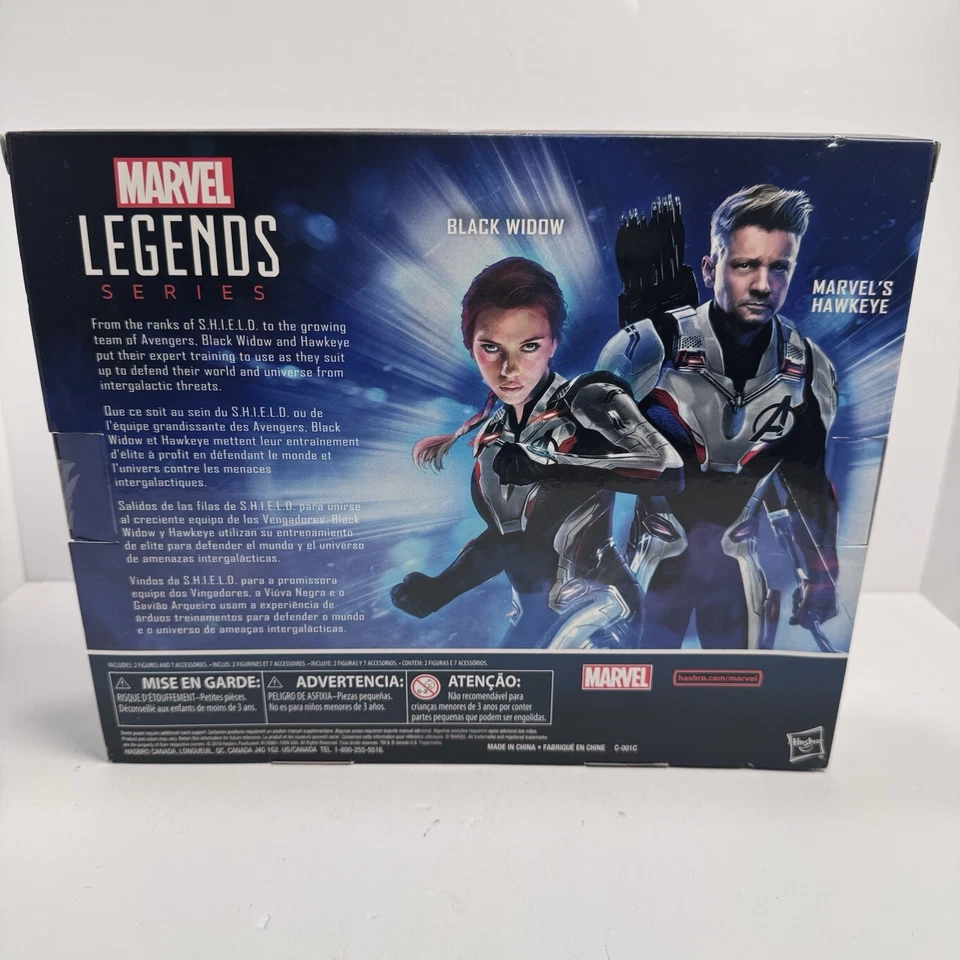 Marvel Legends Hawkeye & Black Widow Paquete de 2 Traje Cuántico Vengadores Foto 4 de 4