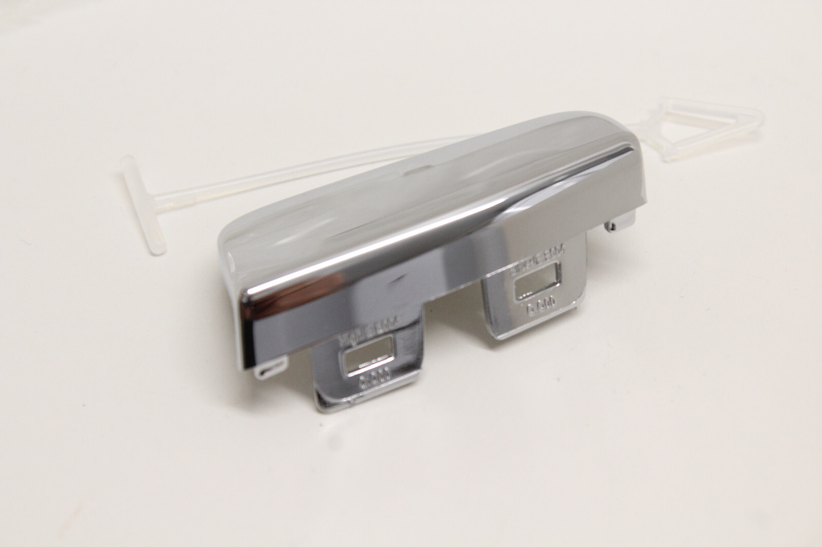 Bohaner Abschleppösen-Abdeckung Chrom Für FIAT 500 2007-2015 - Hinten Stoßstange Blende