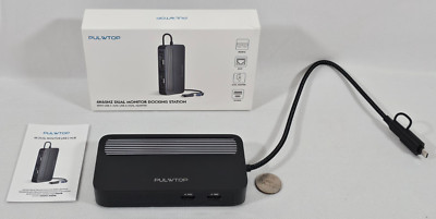7-in-1 Docking Station Dual 4K HDMI DisplayPort USB-C USB 2.0 RJ45 Ethernet Hub